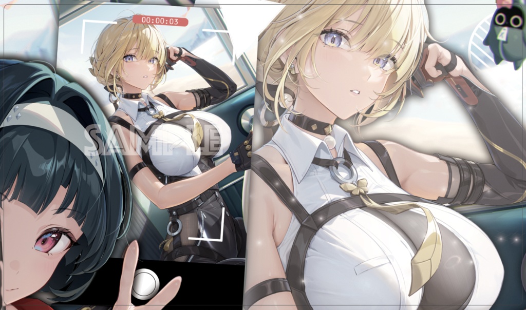 【プレイマット】イヴリン＆アストラ（横）