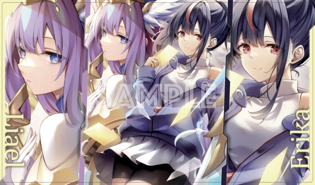 「エア冬コミ」【プレイマット】エリカ＆リィエル