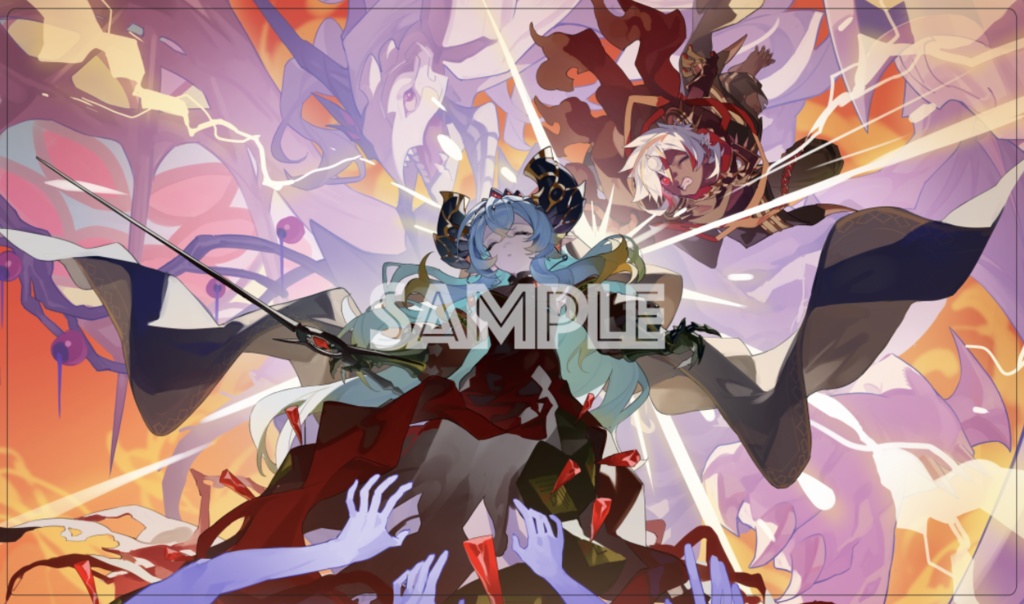 「エア冬コミ」【プレイマット】らくいん