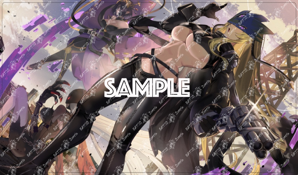 「エア冬コミ」【プレイマット】BAD GIRLS😈 