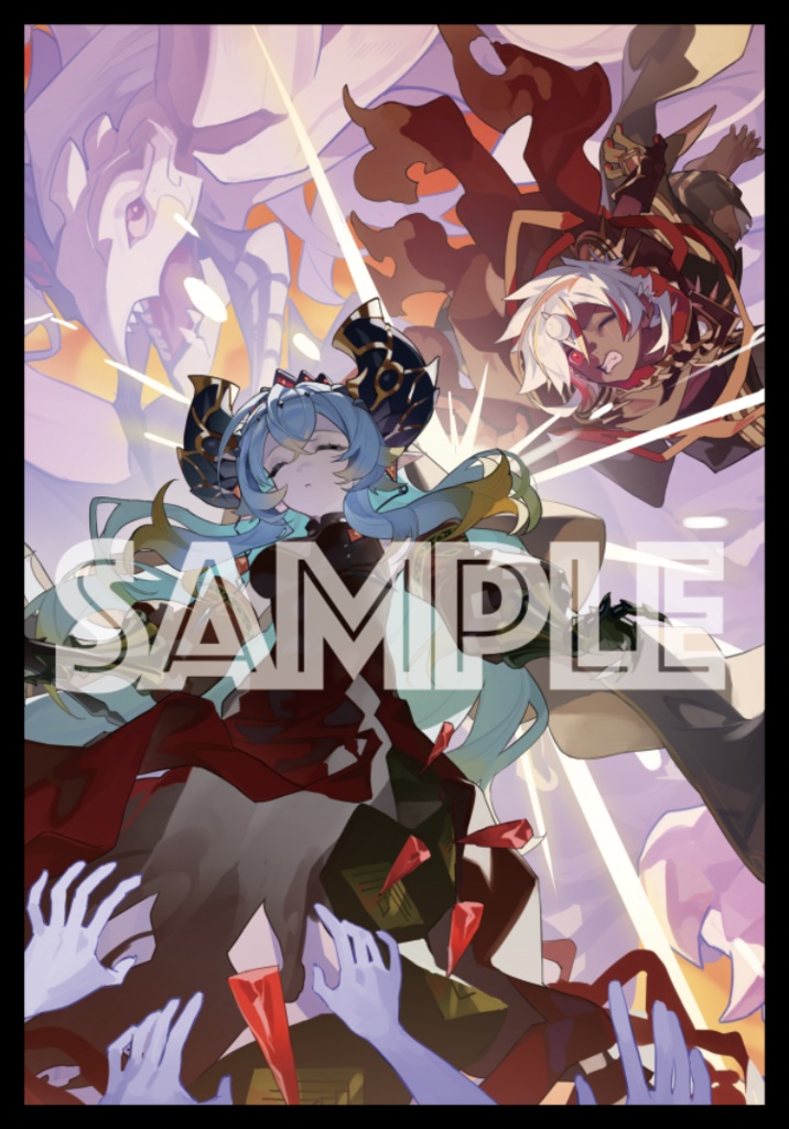 「エア冬コミ」【TCGスリーブ】らくいん