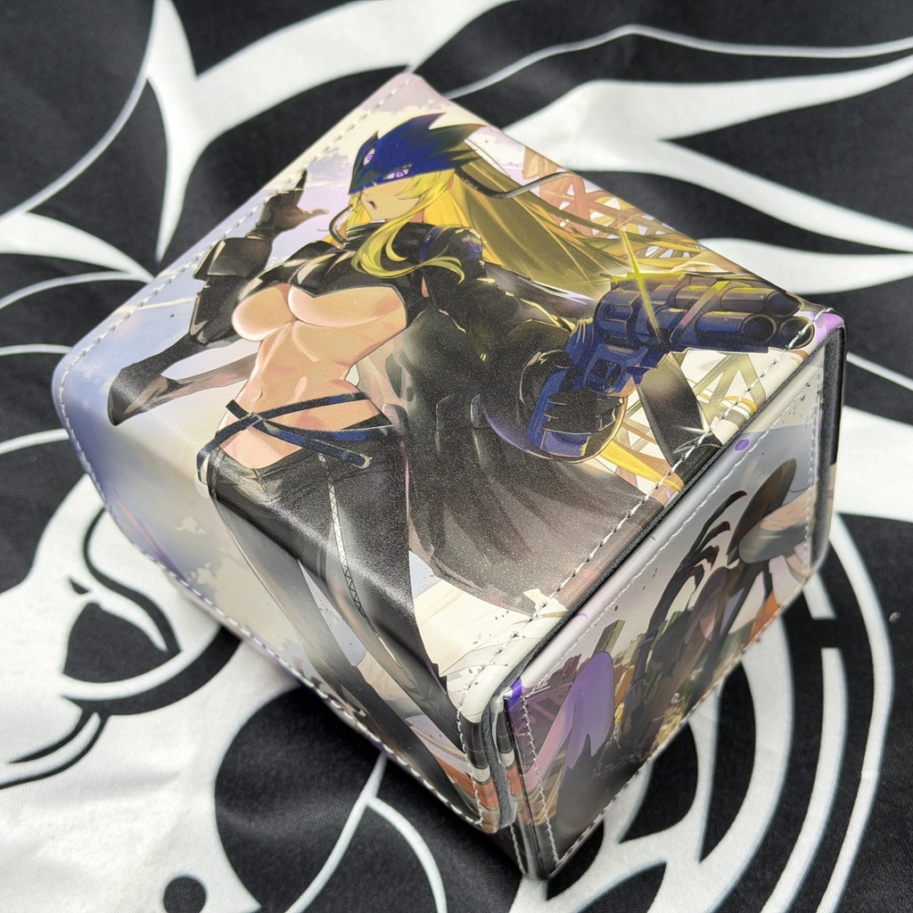 「エア冬コミ」【光る合皮製マグネット繋ぐデッキケース】BAD GIRLS😈