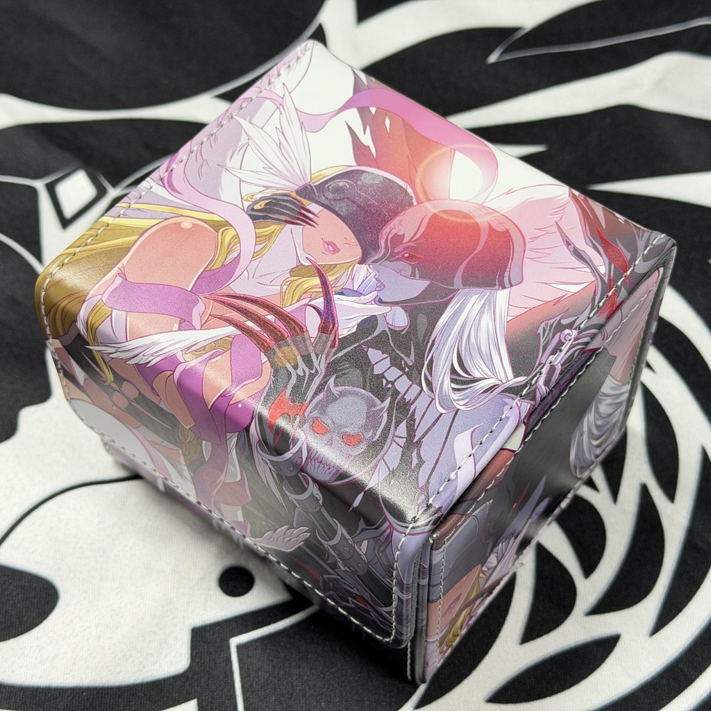 「エア冬コミ」【光る合皮製マグネット繋ぐデッキケース】エンジェデビ