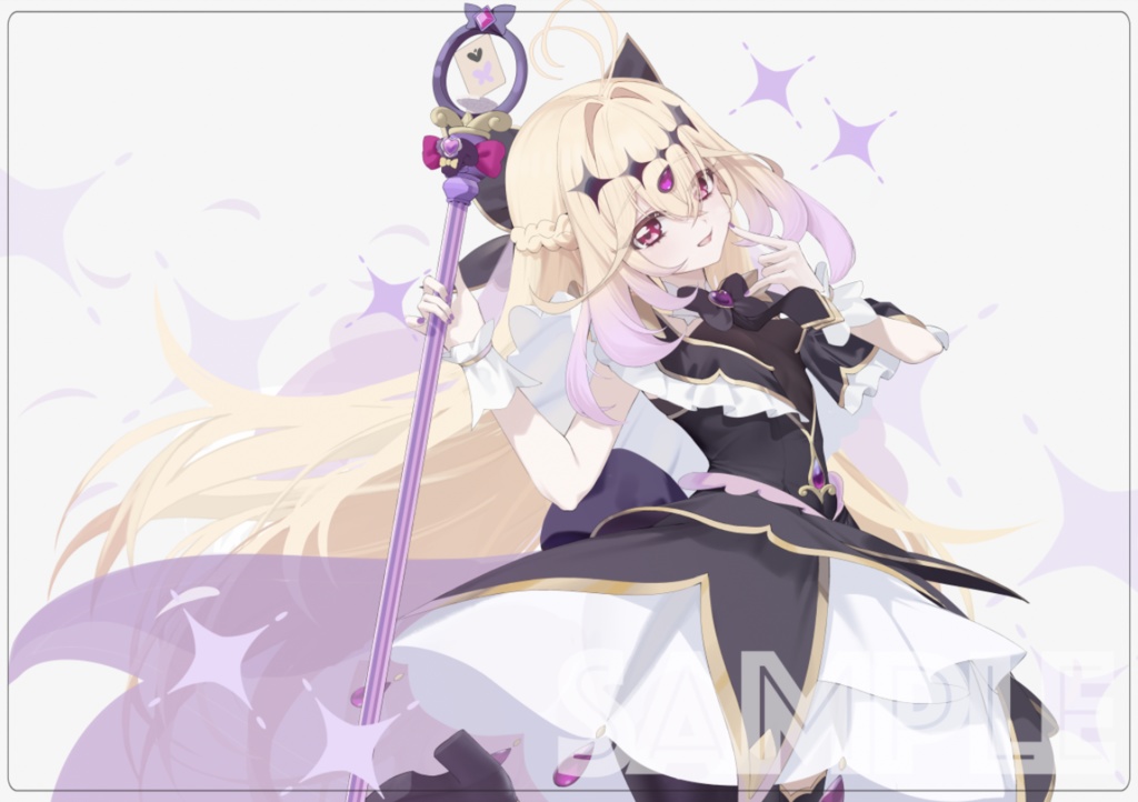 「エアサンクリ」【プレイマット】キュアアルカナ・シャドウ