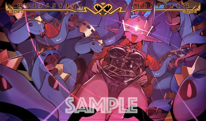 「エアコミ1」【プレイマット】メデューサモン(MGあり)