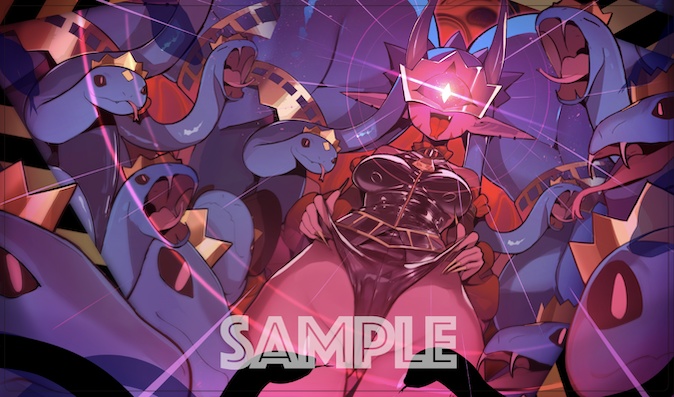 「エアコミ1」【プレイマット】メデューサモン