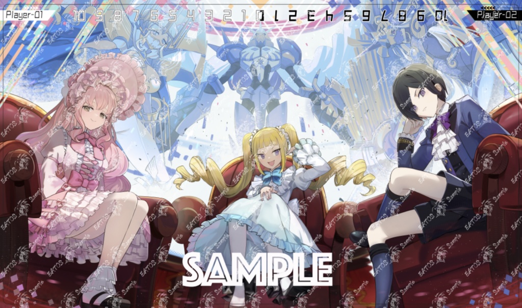 「エアコミ1」【プレイマット】ホストコンピュータ(MGあり)