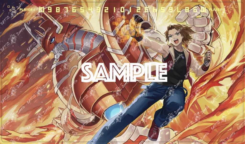 「エアコミ1」【プレイマット】兄貴＆子分(MGあり)