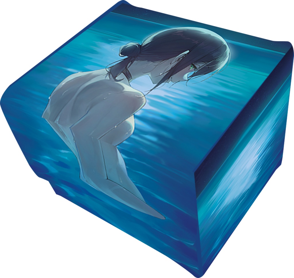 「エアコミ1」【光る合皮製マグネット繋ぐデッキケース】レゼ