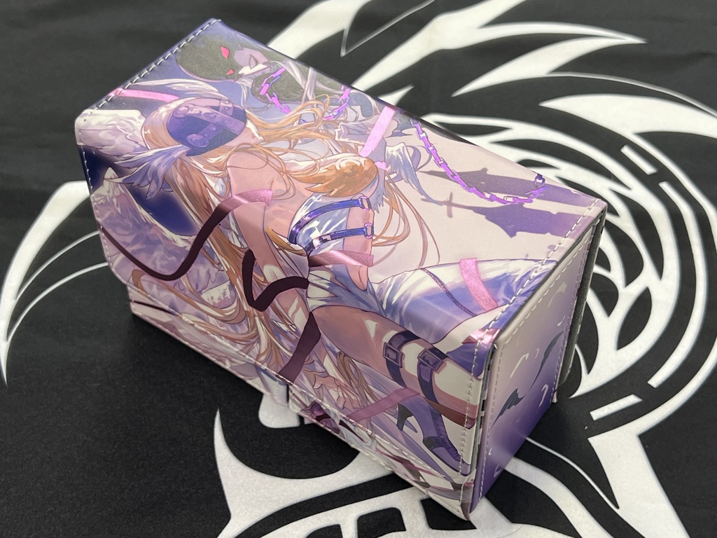 「エアコミ1」【光る合皮製デュアルデッキケース】カオスディグレイド