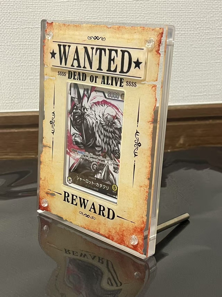 「エアコミ1」【PSA用マグネット付きアクリルスタンド】WANTED