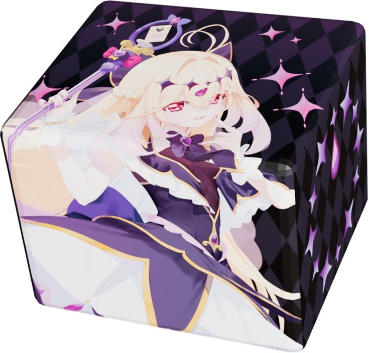 「C108」【光る合皮製マグネット繋ぐデッキケース】キュアアルカナシャドウ