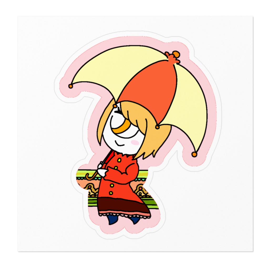 単眼ちゃんソロステッカー