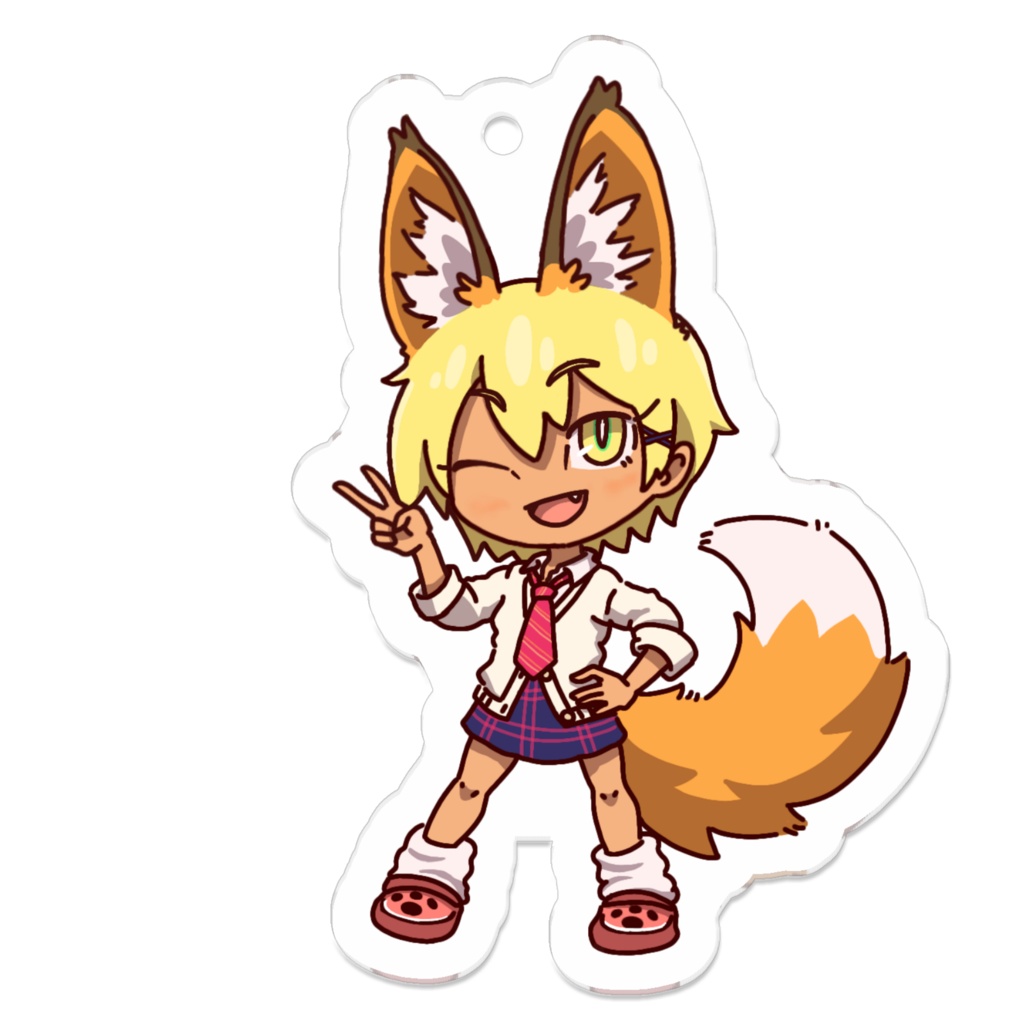 ギャルキツネちゃんアクキー