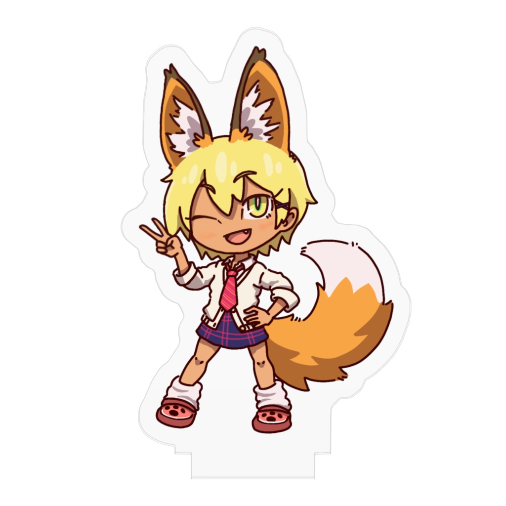 ギャルキツネちゃんアクスタ+ロゴ台座