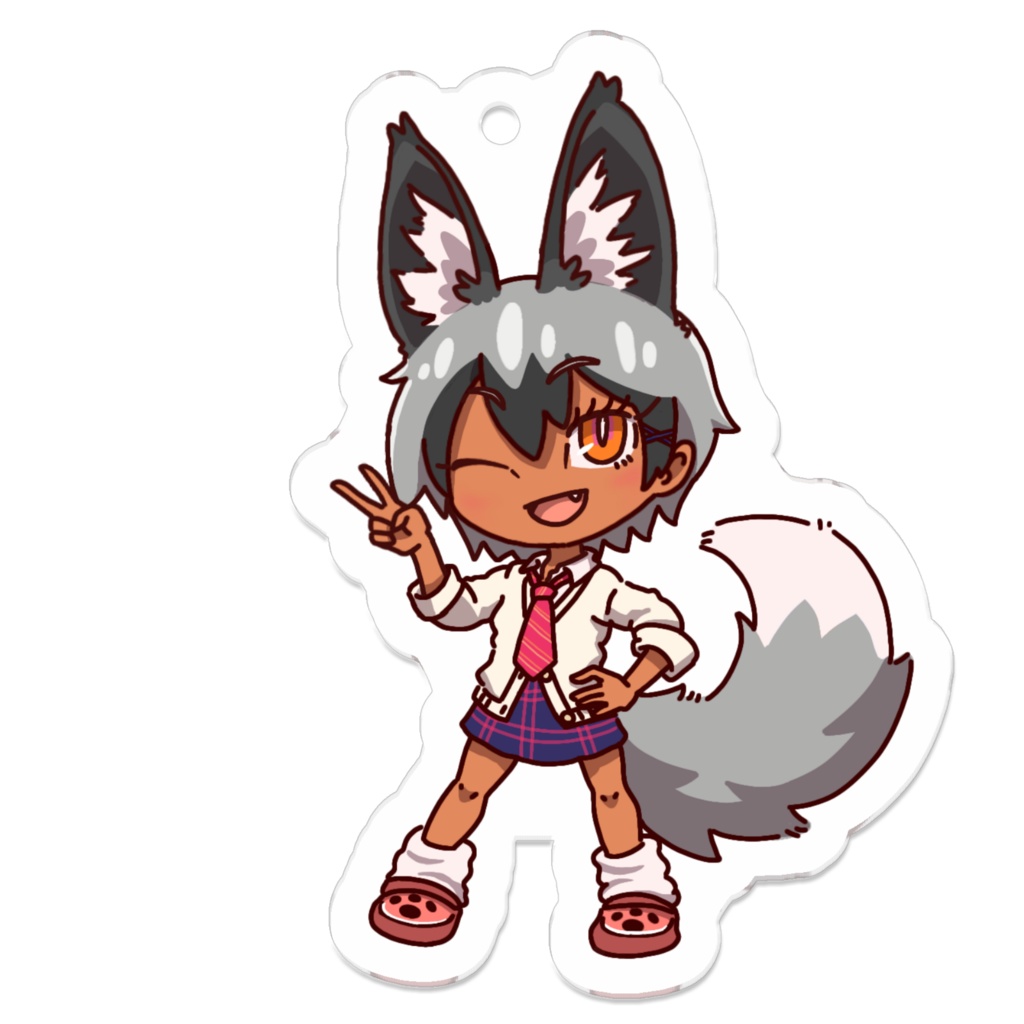 ギャルキツネちゃん銀狐Ver.