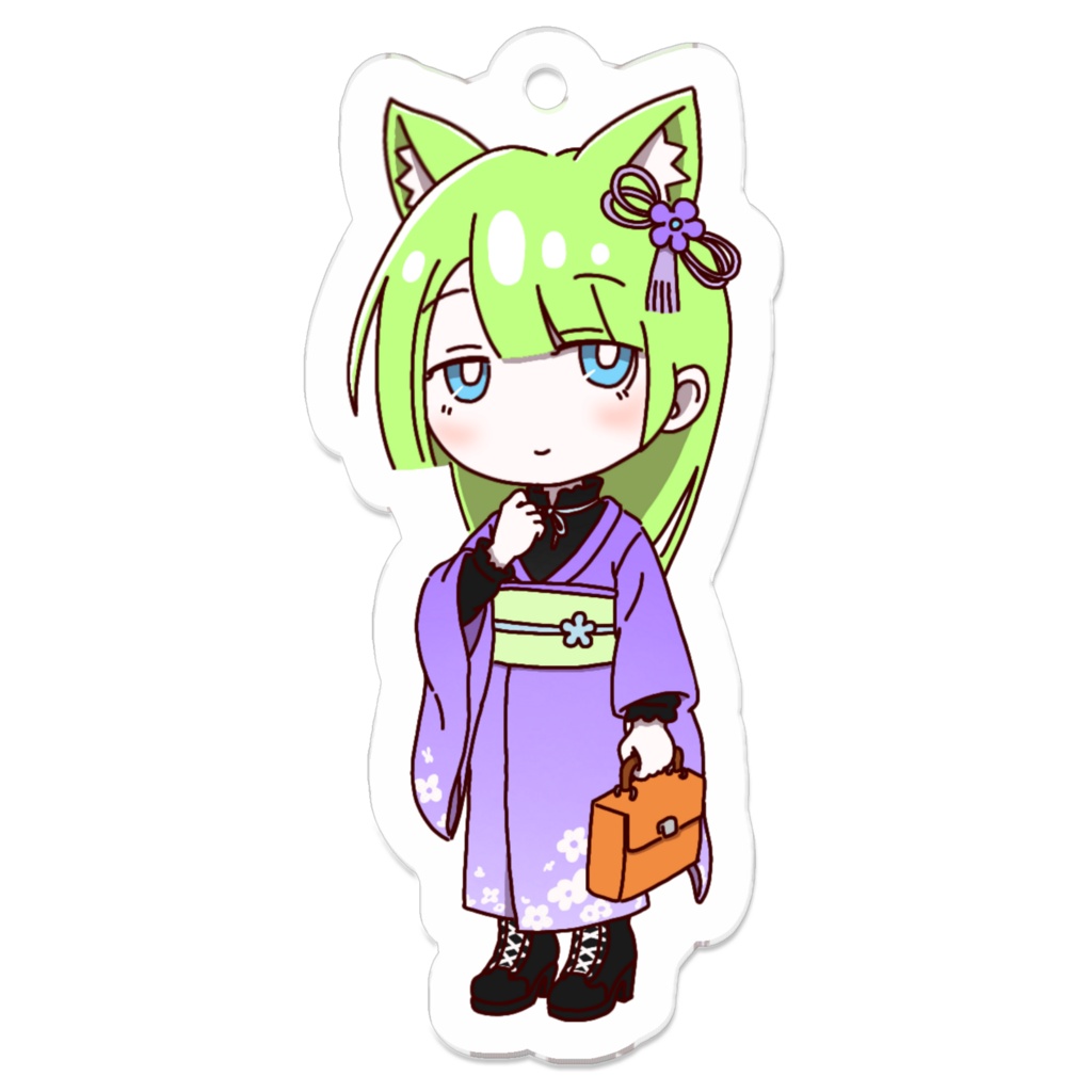 和服ライオンちゃんアクキー