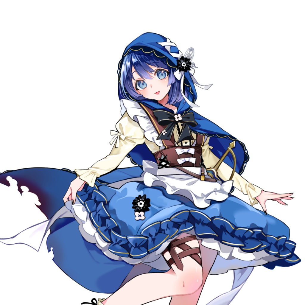 アクリルキーホルダー(青ずきん)