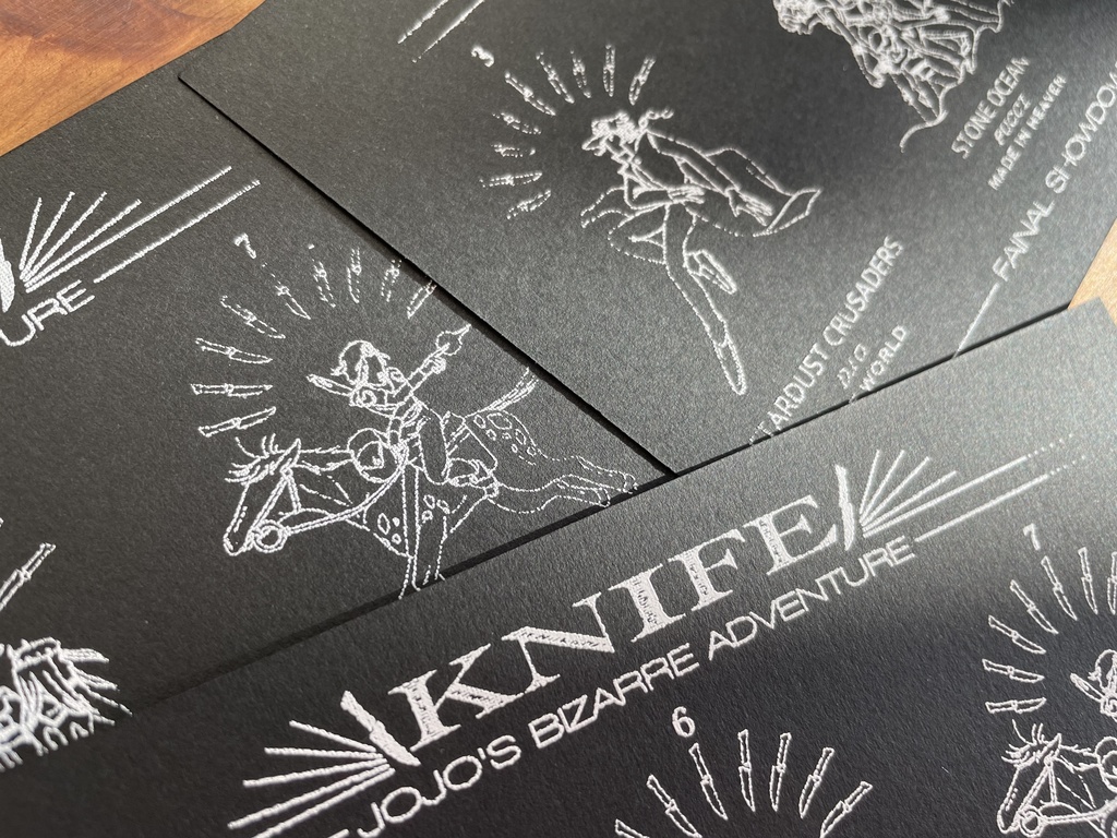 ハガキサイズのもの(手刷り)