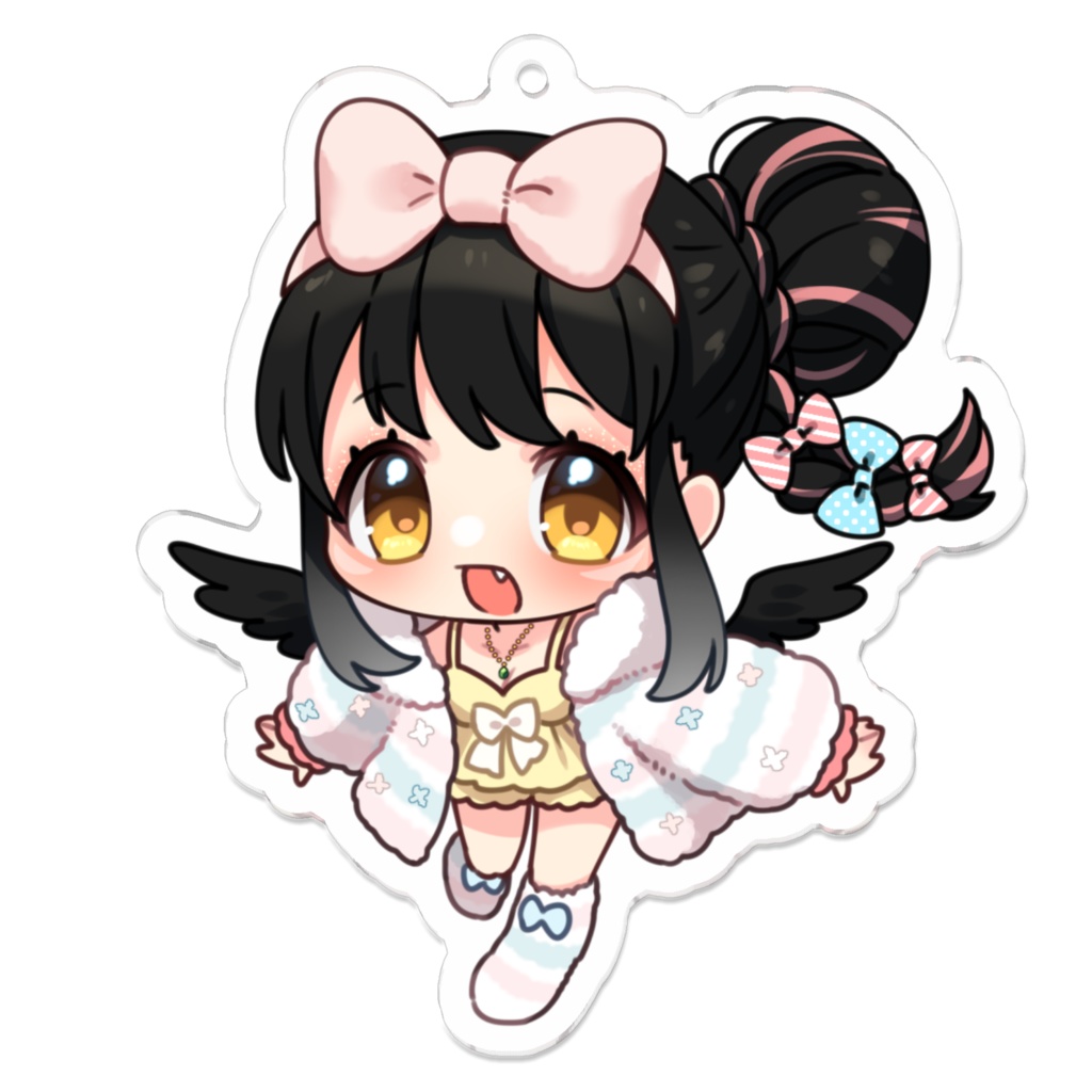 黒羽子ぱしこアクリルキーホルダーA