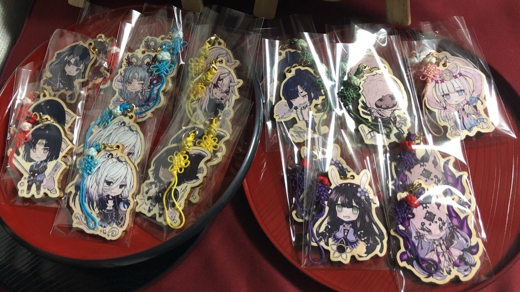 御伽草子 木製キーホルダー その1