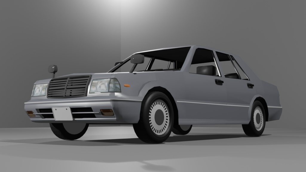 Y31セドリックブロアム風 3Dモデル（コンバート可）