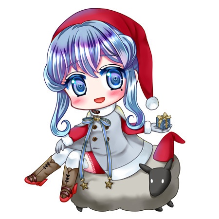 ゴトランド(クリスマスmode)ミニアクリルキーホルダー