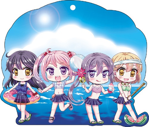 第七駆逐隊・水着modeキラキラアクリルキーホルダー