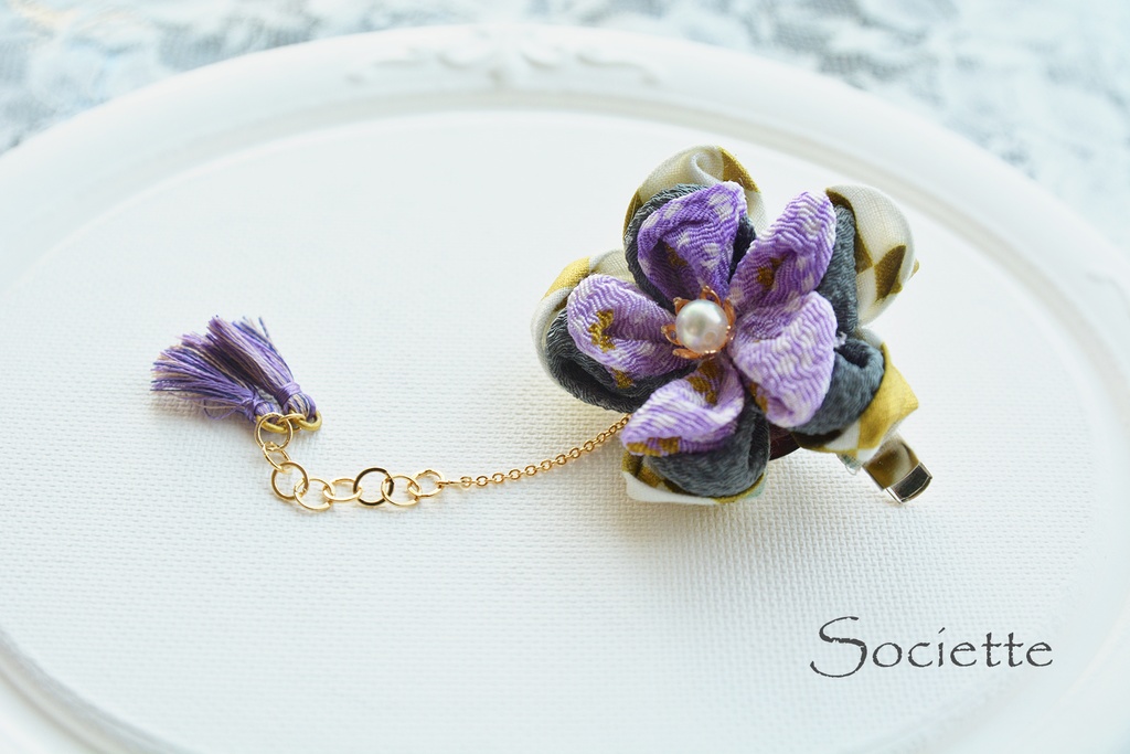 モチーフブローチ(クリップ) ユエル/ソシエ