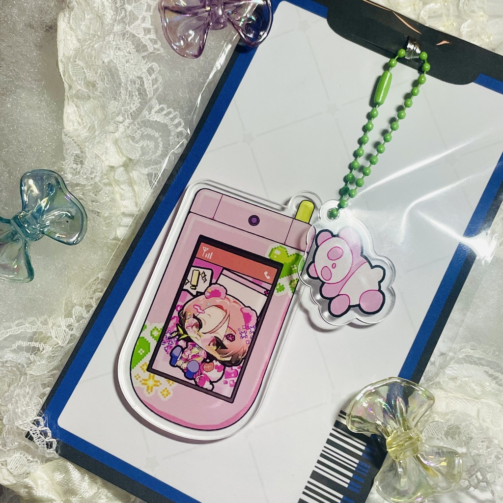 ちぃのガラケー風アクキー