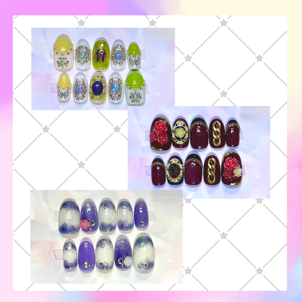 ネイルチップ(全6種)
