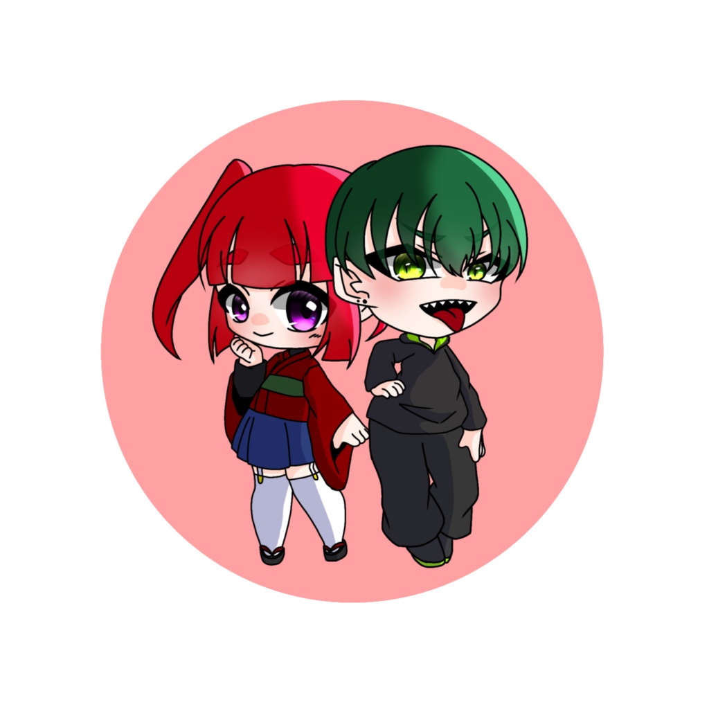 缶バッジ(北海＆南森)
