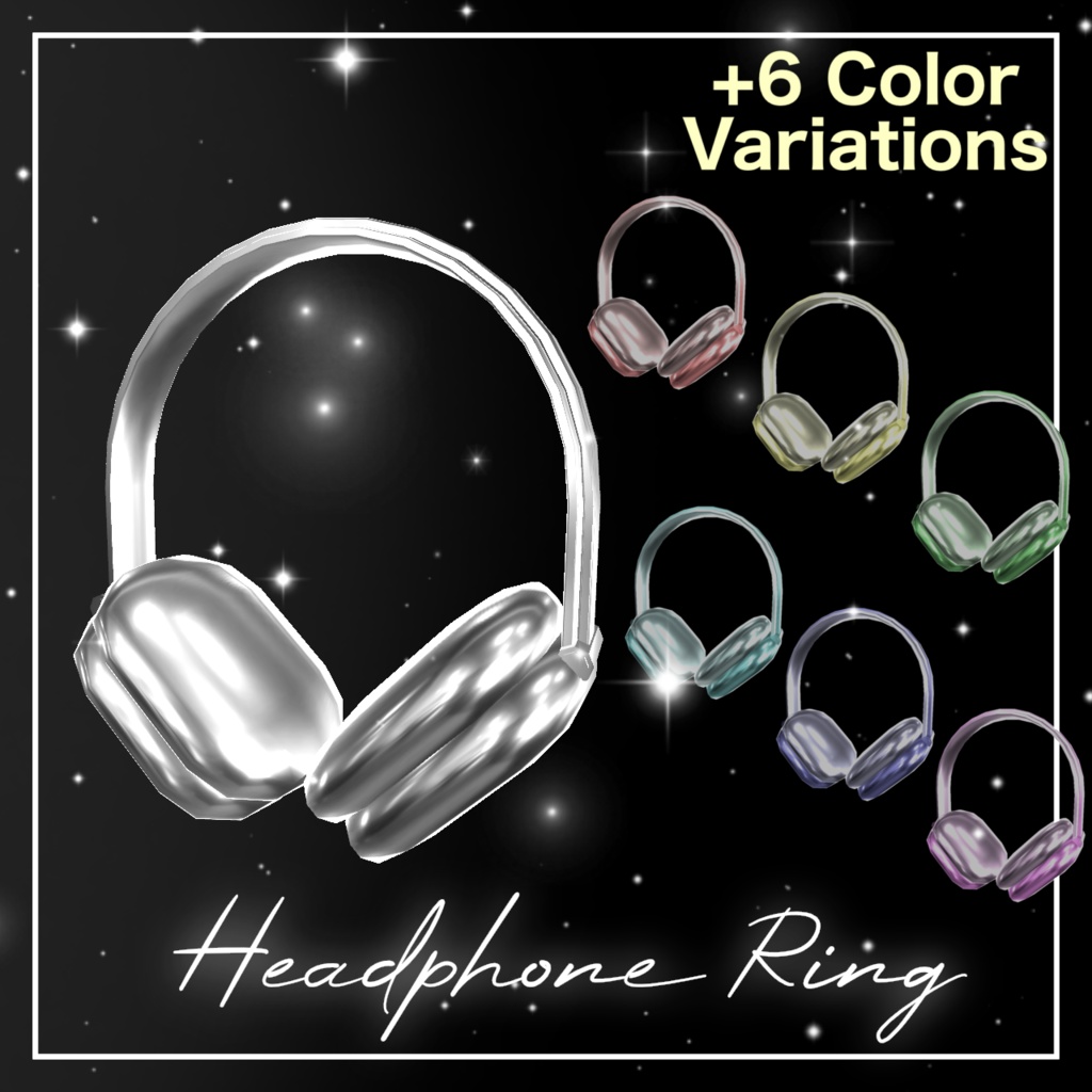 【無料/Free】Headphone Ring【VRChat】