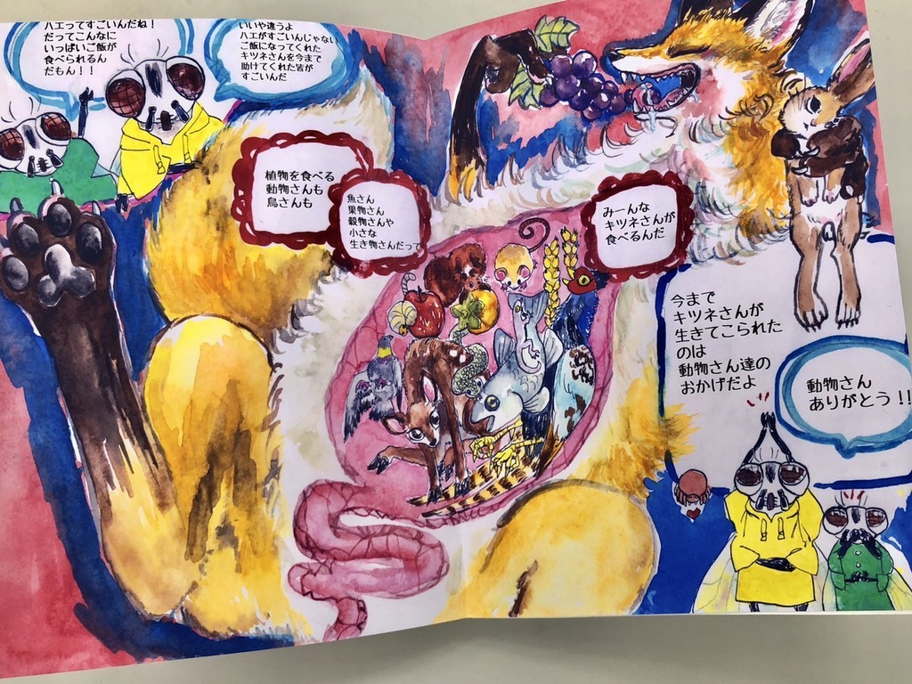 絵本「ハエからみたせかい」