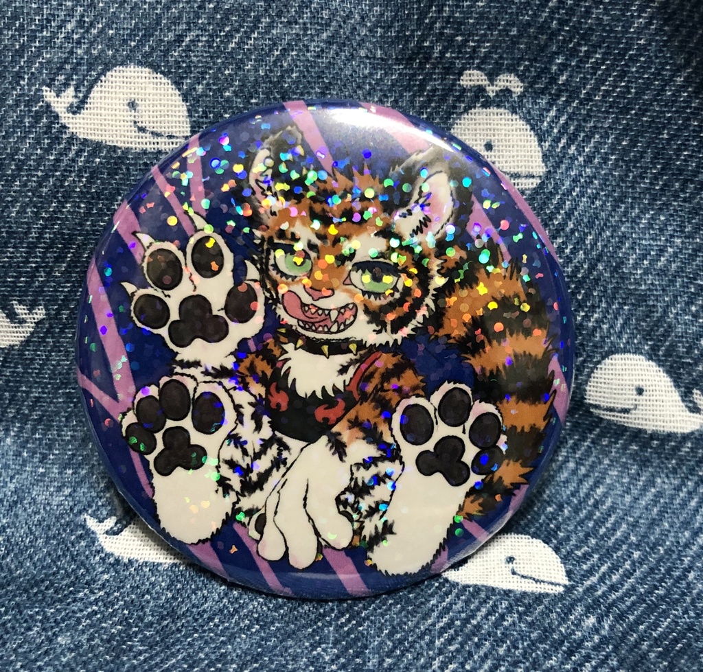 ベンガルトラ缶バッジ