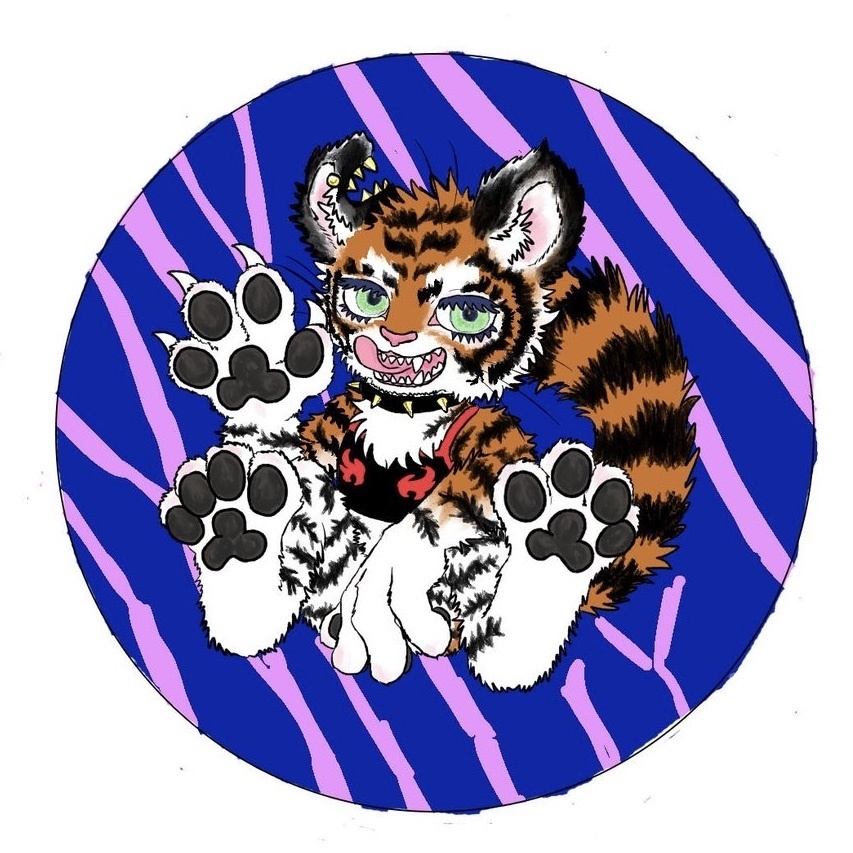 ベンガルトラ缶バッジ