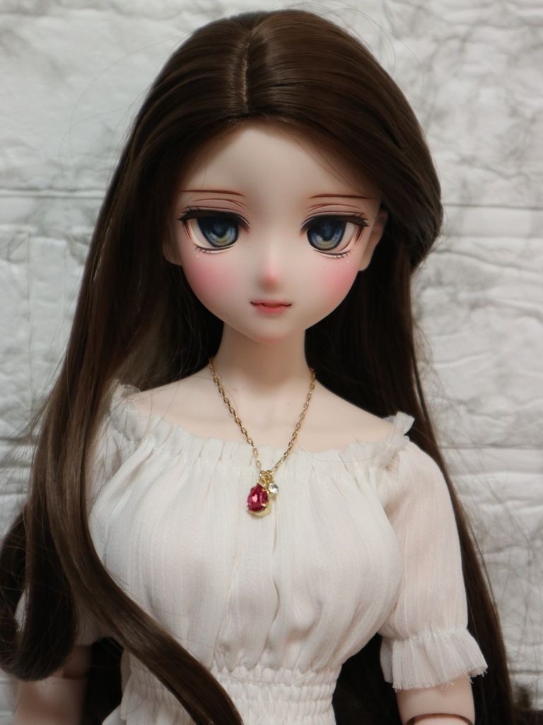 ピンククリスタルネックレス