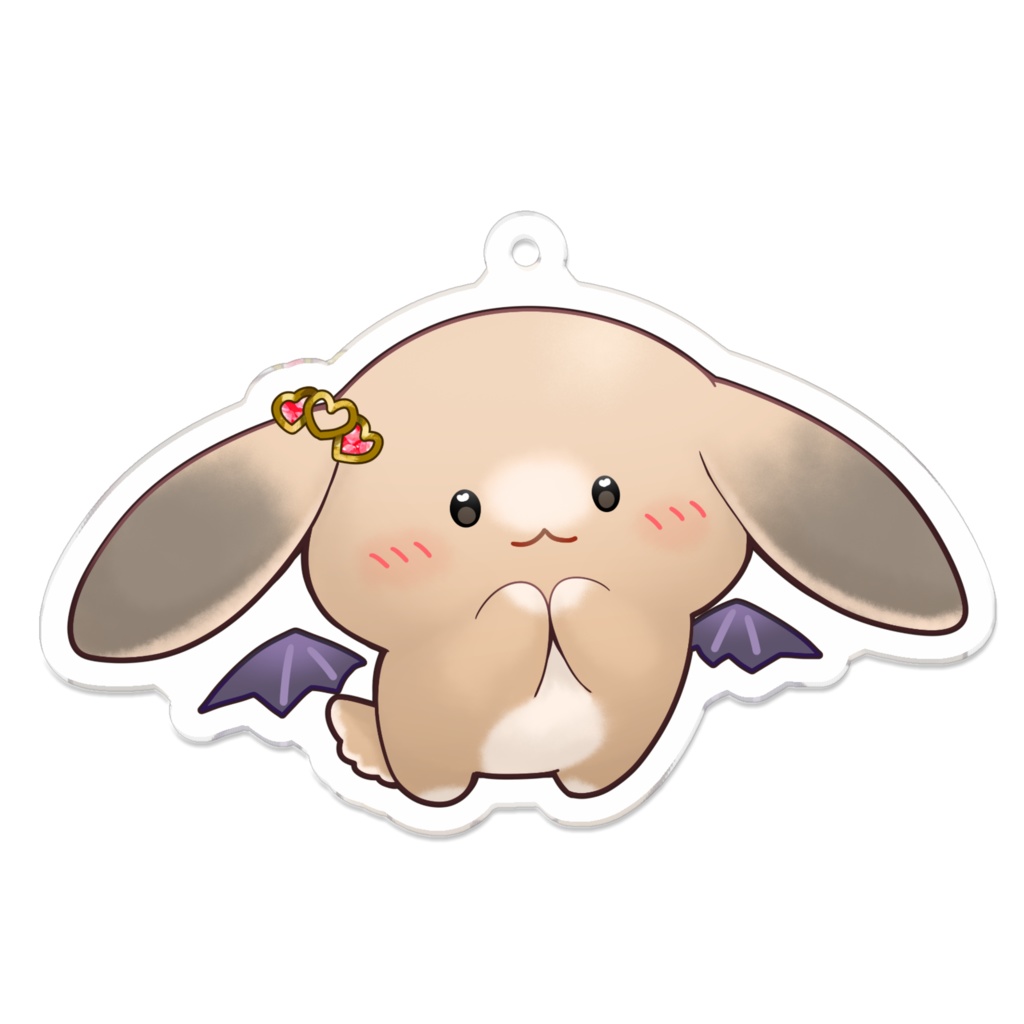 【常設】うさふらアクリルキーホルダー