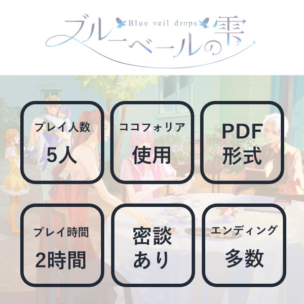 ブルーベールの雫【マーダーミステリー】