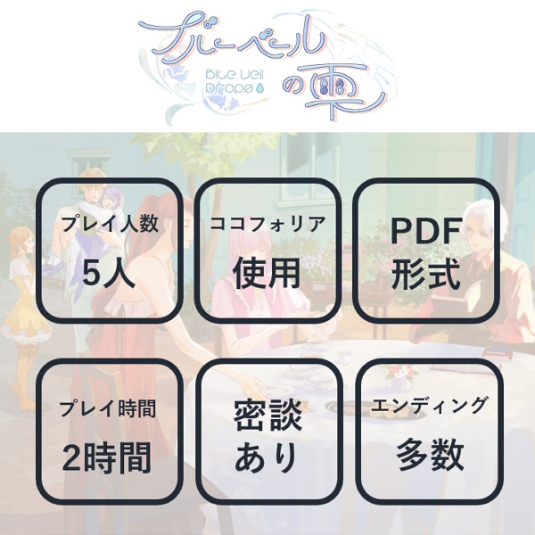 ブルーベールの雫【マーダーミステリー】