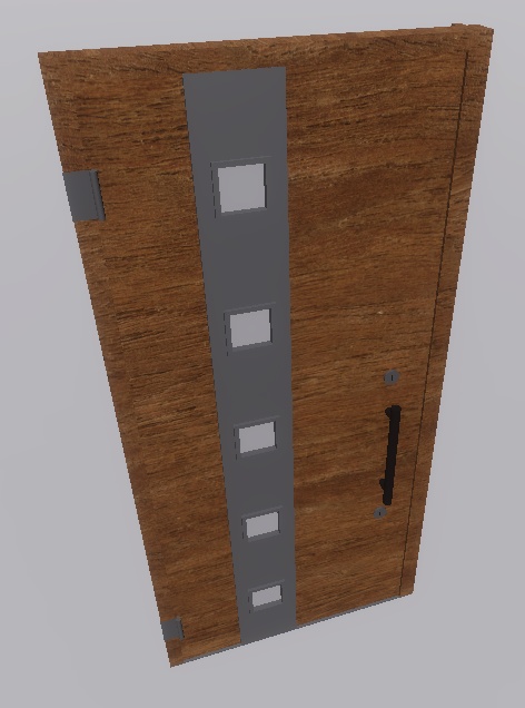 【3Dモデル_FBX】玄関ドア