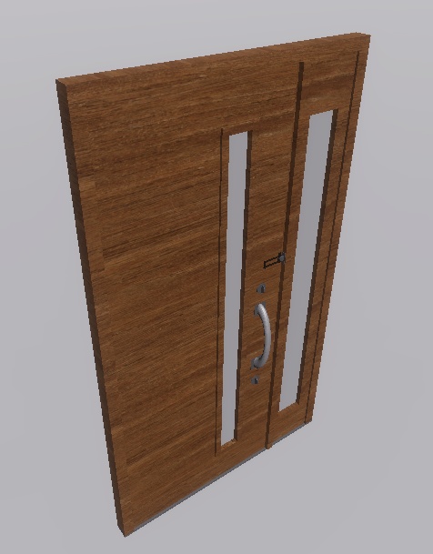 【3Dモデル_FBX】玄関ドア