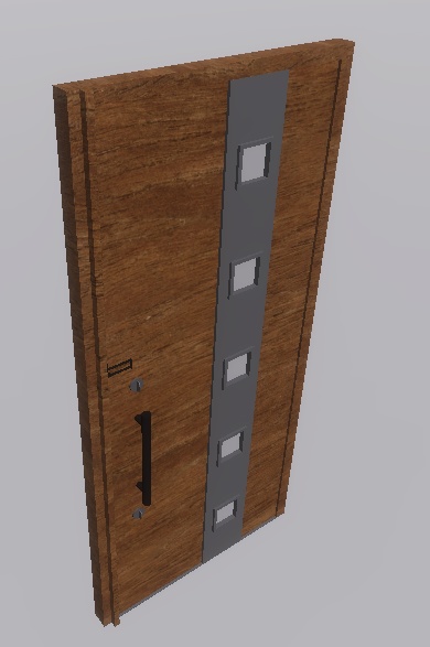 【3Dモデル_FBX】玄関ドア