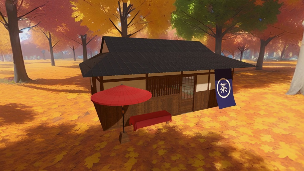 【3Dモデル】茶屋