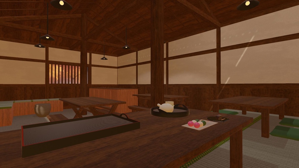 【3Dモデル】茶屋