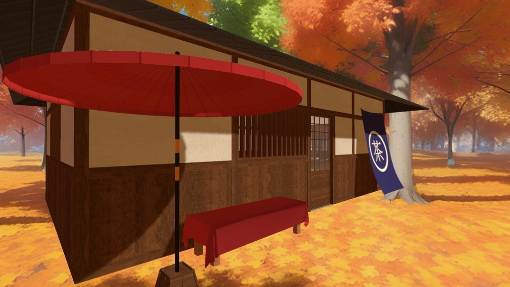 【3Dモデル】茶屋