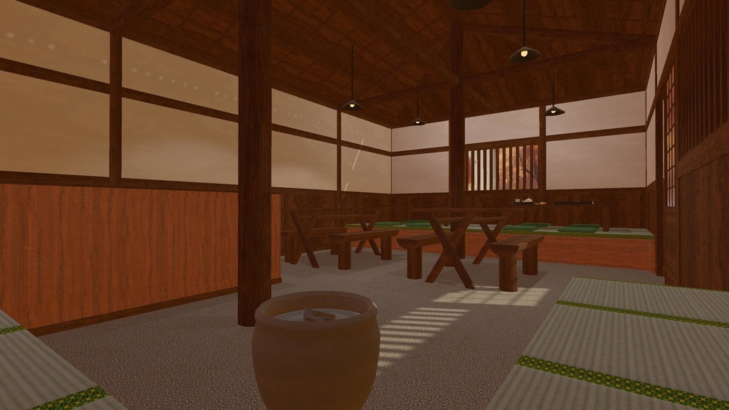 【3Dモデル】茶屋