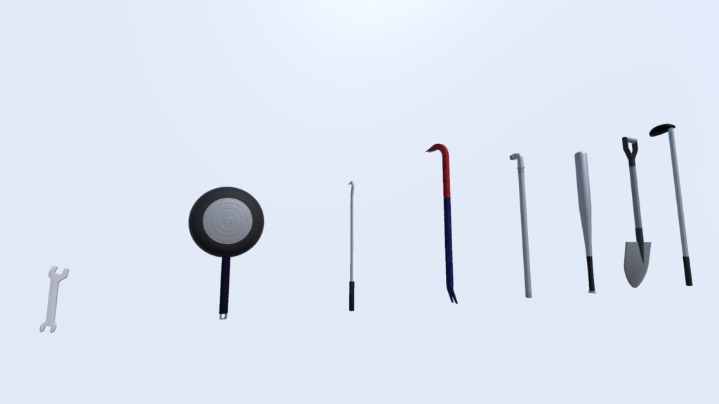 【3Dモデル】近接武器セットVol.1