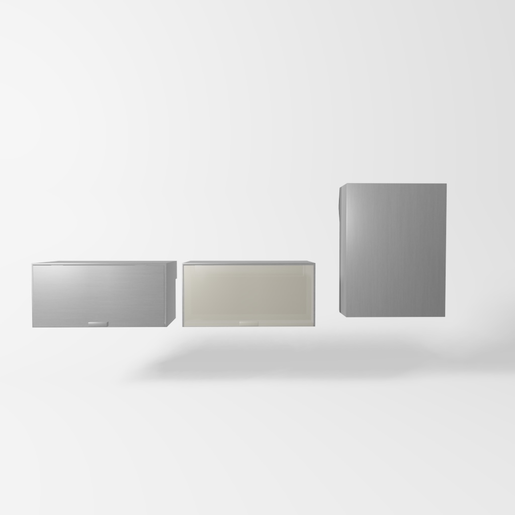 【3Dモデル】郵便受けモデル3種