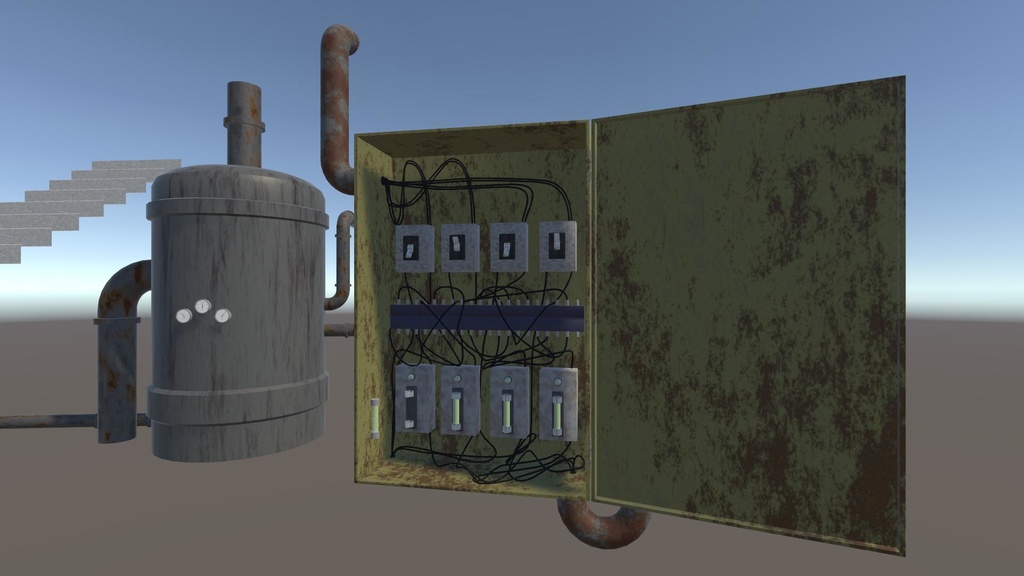 【3Dモデル】地下室アセット